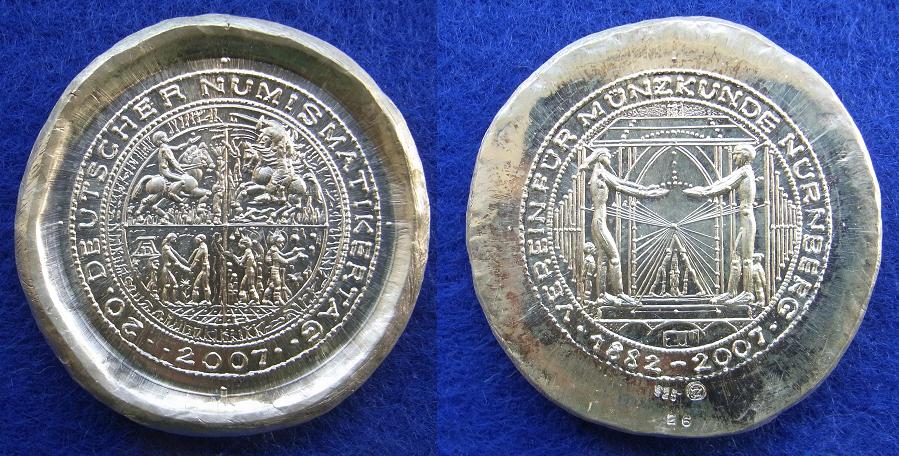 Medaille Numismatikertag Nürnberg, Helmut Zobl
